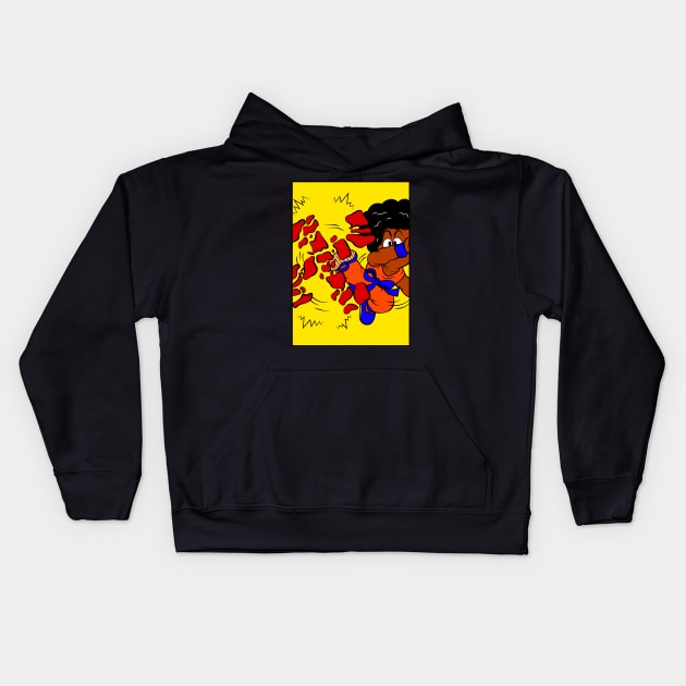 The Good Fight Kids Hoodie by The Art of Dougie